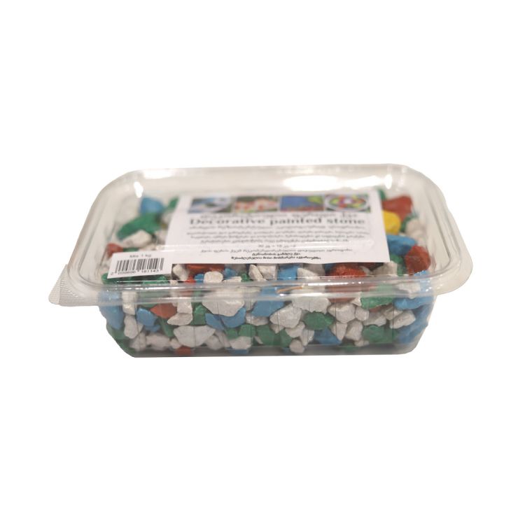 ქვა დეკორატიული შეღებილი შერეული სურათი