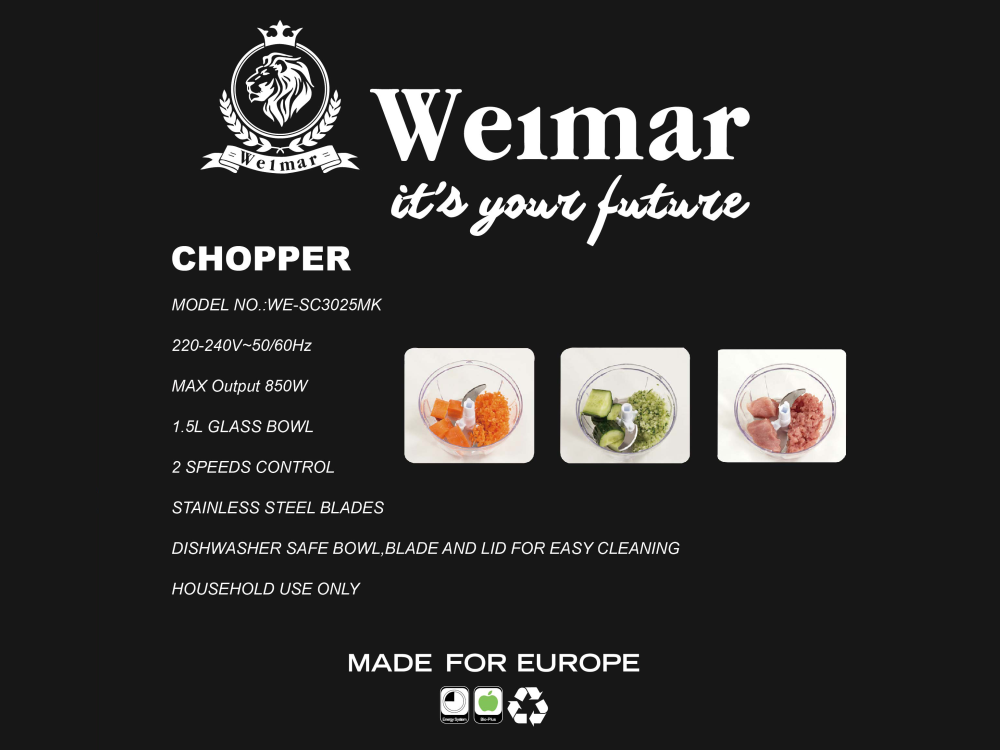 მინი ჩოფერი WEIMAR WE-SC3025MK სურათი