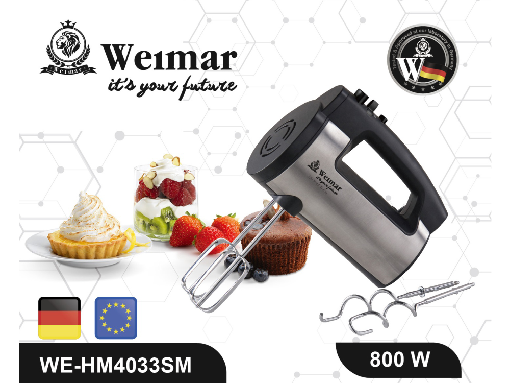 მიქსერი WEIMAR WE-HM4033SM სურათი