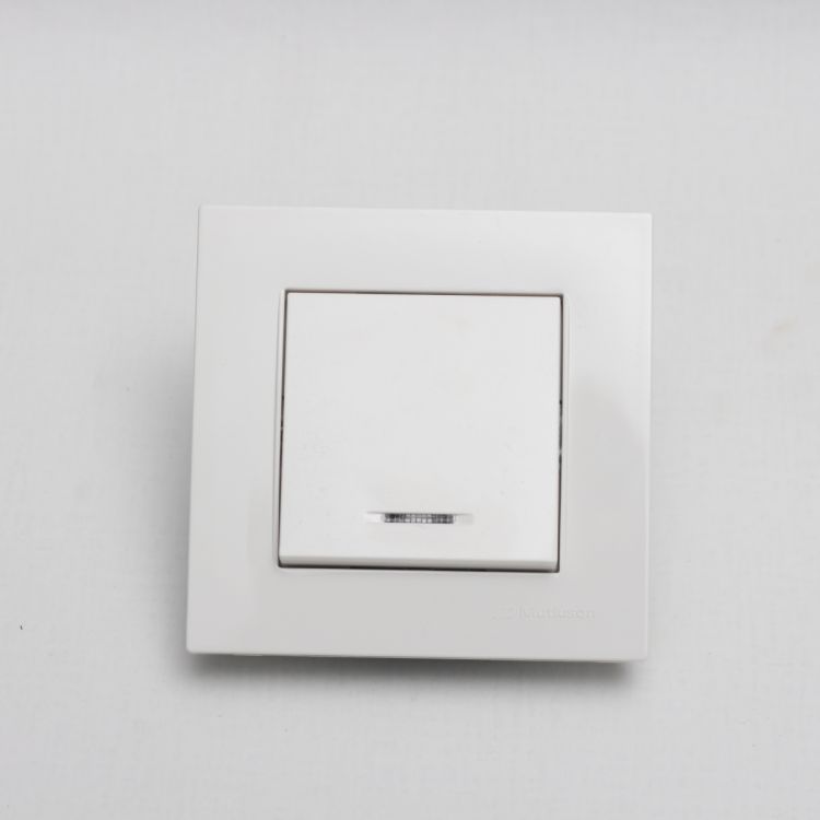 ჩამრთველი 1-იანი განათებით RITA MUTLUSAN 2220 415 0201 RITA თეთრი სურათი