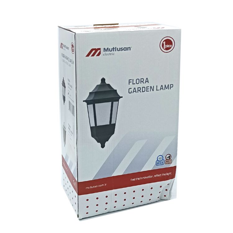 კედლის სანათი ექსტერიერის FLORA MUTLUSAN 016 038 412111 შავი სურათი
