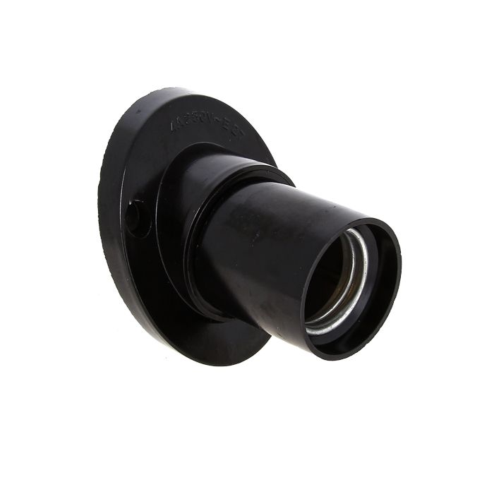 ნათურის ვაზნა კედლის EKF E27 სწორი შავი სურათი