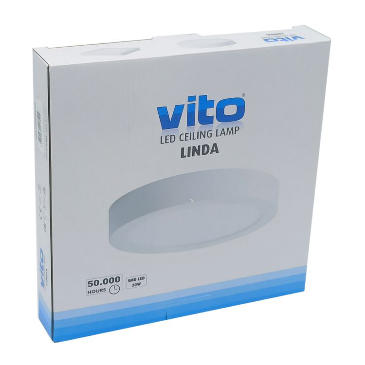 ლედ პანელური სანათი 225MM 18W 3000K MUTLUSAN  016 242 001550 სურათი