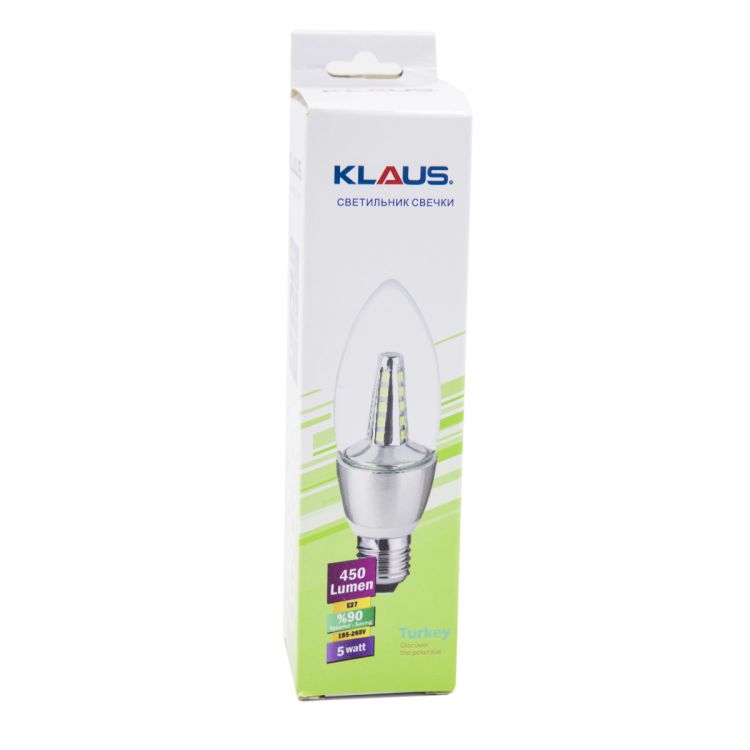 ნათურა LED AC220 E27 6400K 5W (KLAUS) სურათი