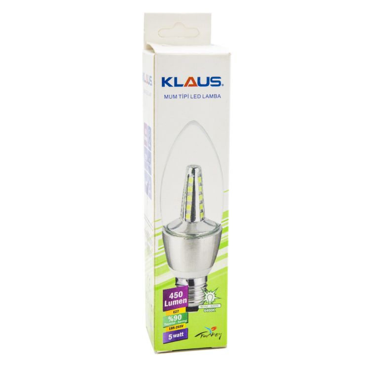 ნათურა LED AC220 E27 6400K 5W (KLAUS) სურათი