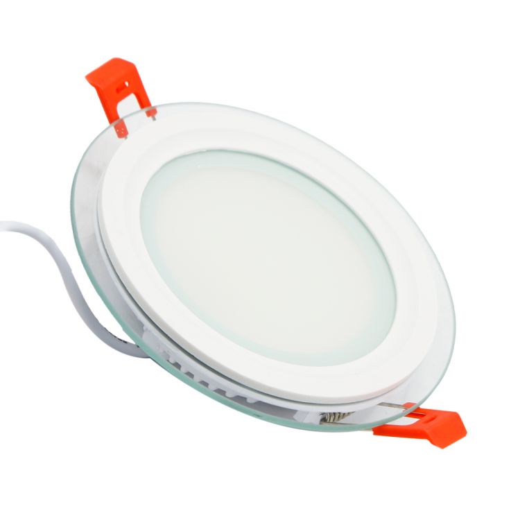 ლედ პანელი მრგვალი შუშის LEDEX LED Glass Down Light (Round) 9w 3000K სურათი