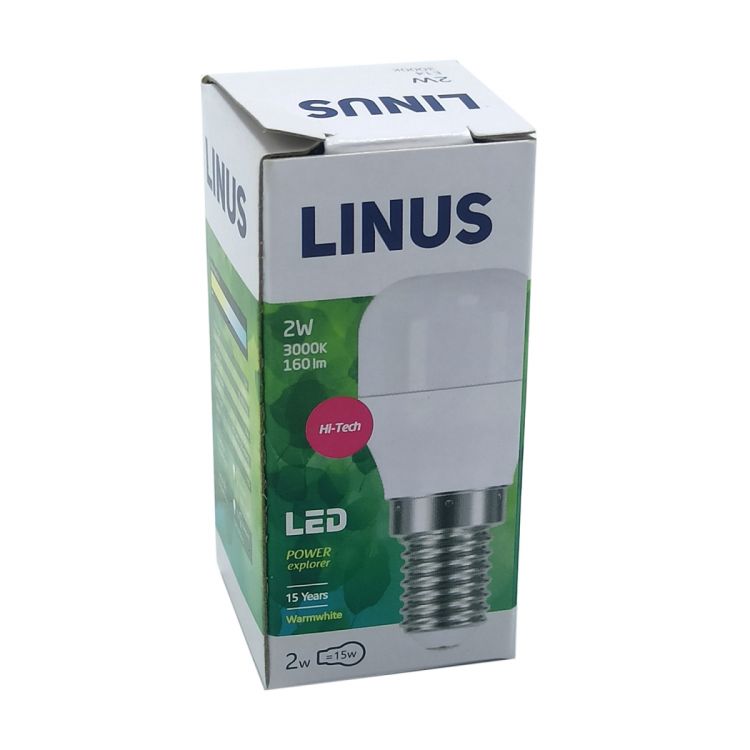ნათურა მაცივრის LINUS Lin40-0884 LED Pygamy - 2W E14 3000K სურათი