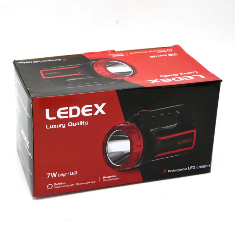 ფანარი LEDEX-22128 7W LED 20hrs სურათი