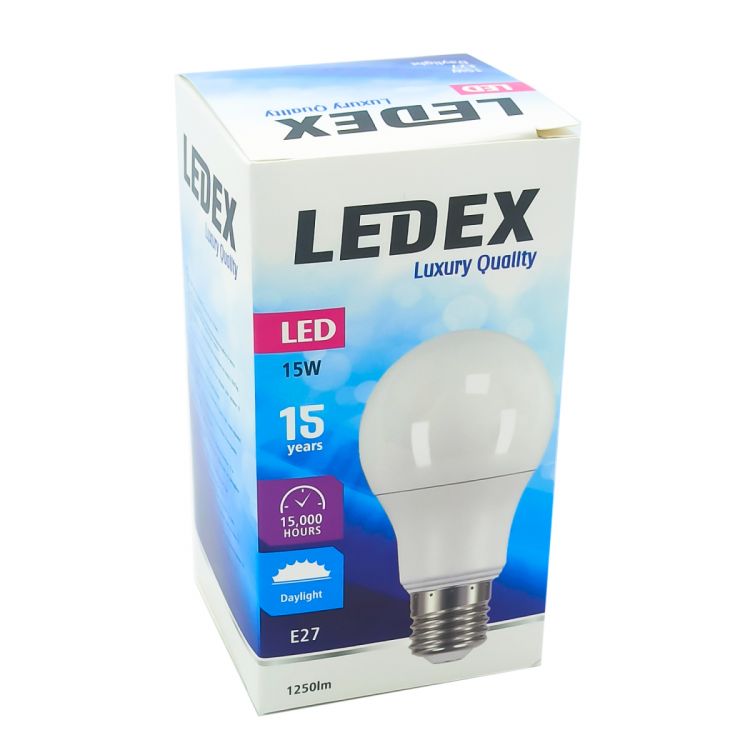 ნათურა სტანდარტული LEDEX LED22-0945 15W E27 6500K სურათი