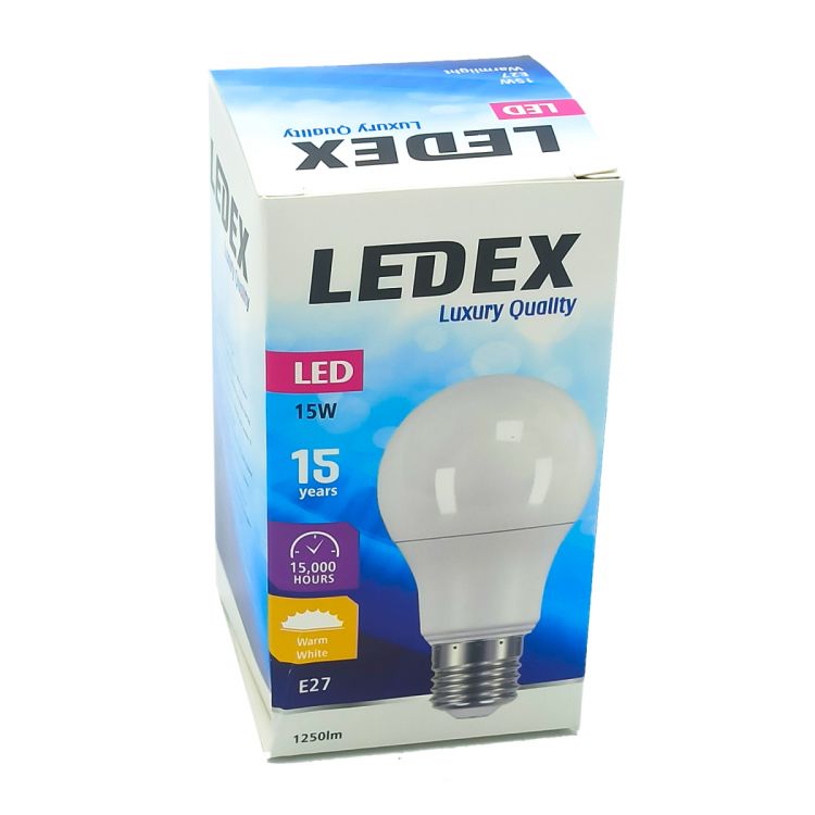 ნათურა სტანდარტული LEDEX LED23-0952 15W E27 3000K სურათი