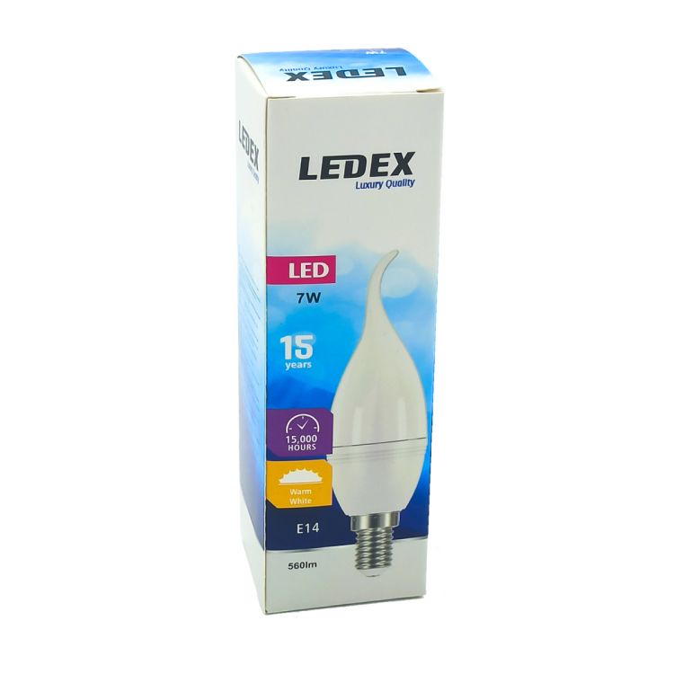 ნათურა ჭაღი დეკორატიული LEDEX LED37-7941 7W E14 3000K სურათი