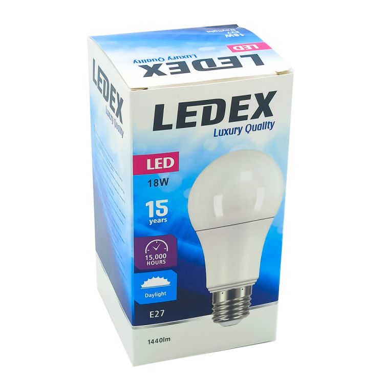 ნათურა სტანდარტული LEDEX LED31-4896 18W E27 6500K სურათი
