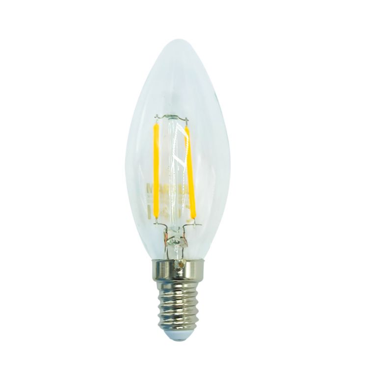 ნათურა ჭაღი 2W E14 2700K LUXRAM L1731234 Filament LED სურათი