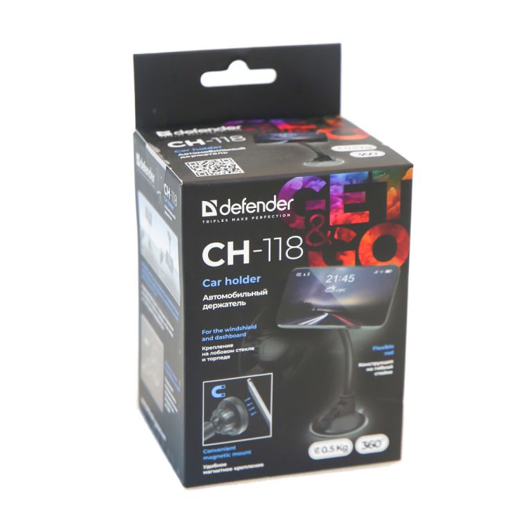 ტელეფონის სამაგრი Defender Car holder magnet for dashboard CH-118 სურათი