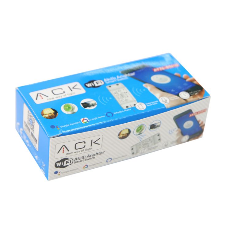 სმარტ გადამრთველი ACK SMART SWITCH Wi-Fi სურათი