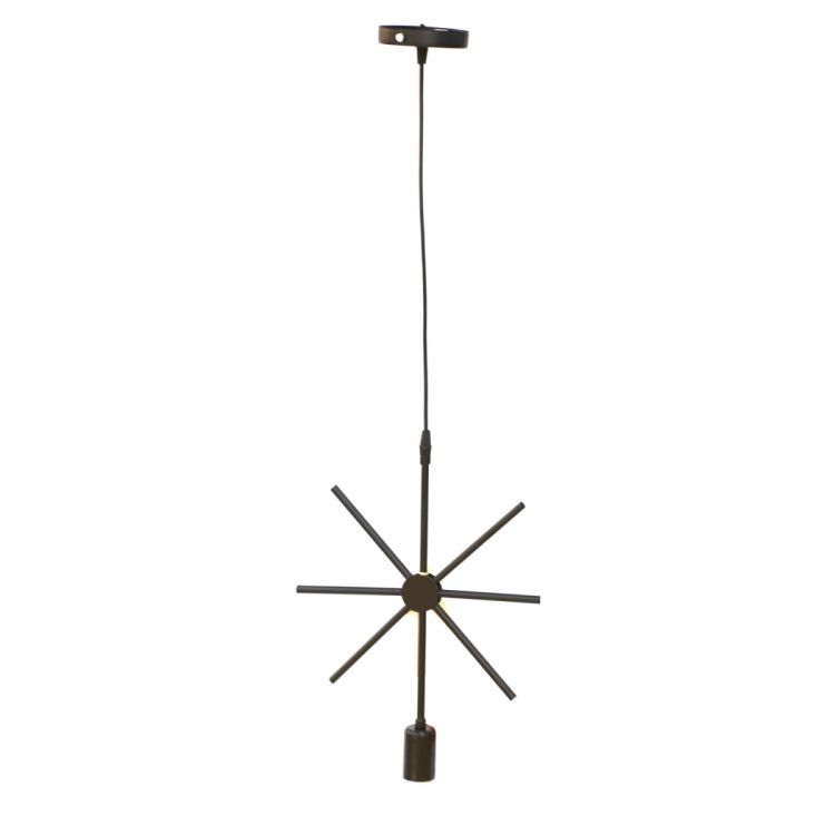 ჭერის სანათი შავი ფორმის. მეტალის MH-15650 სურათი