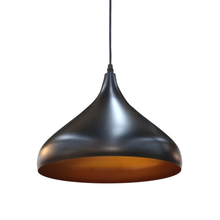 ჭერის სანათი შავი ოქროსფერში მეტალის MH-15586 სურათი