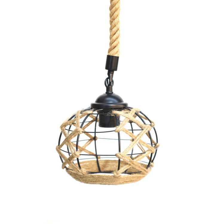 ჭერის სანათი დაწნული თოკით MH-20772 სურათი