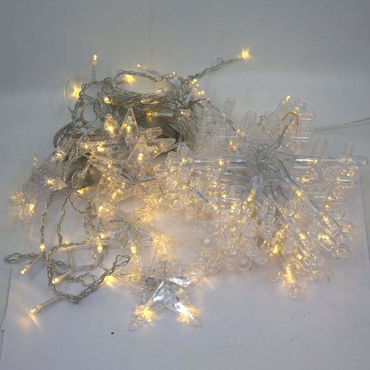 საახალწლო სანათი 3 მეტრი ვარსკვლავი ყვითელი ნათება MH-20918 სურათი