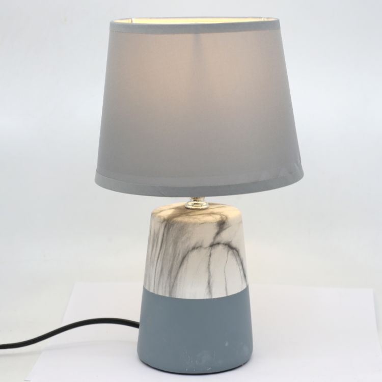 მაგიდის სანათი კერამიკა მწვანე ცისფერი MH-8987 სურათი