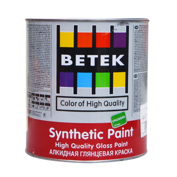 საღებავი სინთეთიკური Betek Synthetic Paint  2.5ლტ სურათი