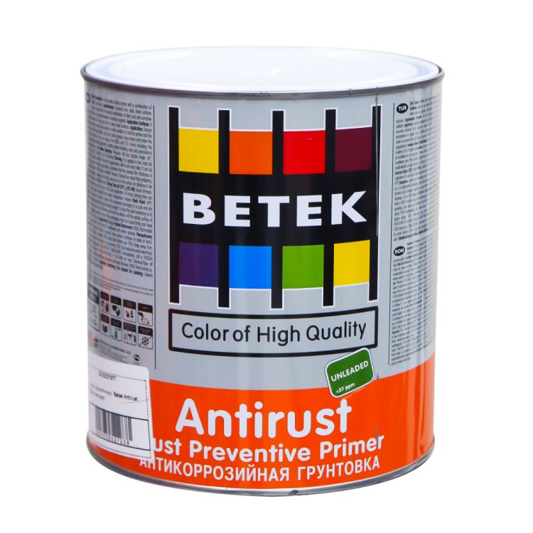 საღებავი ანტიკოროზიული Betek Antirust 2.5ლტ ნაცრისფერი სურათი