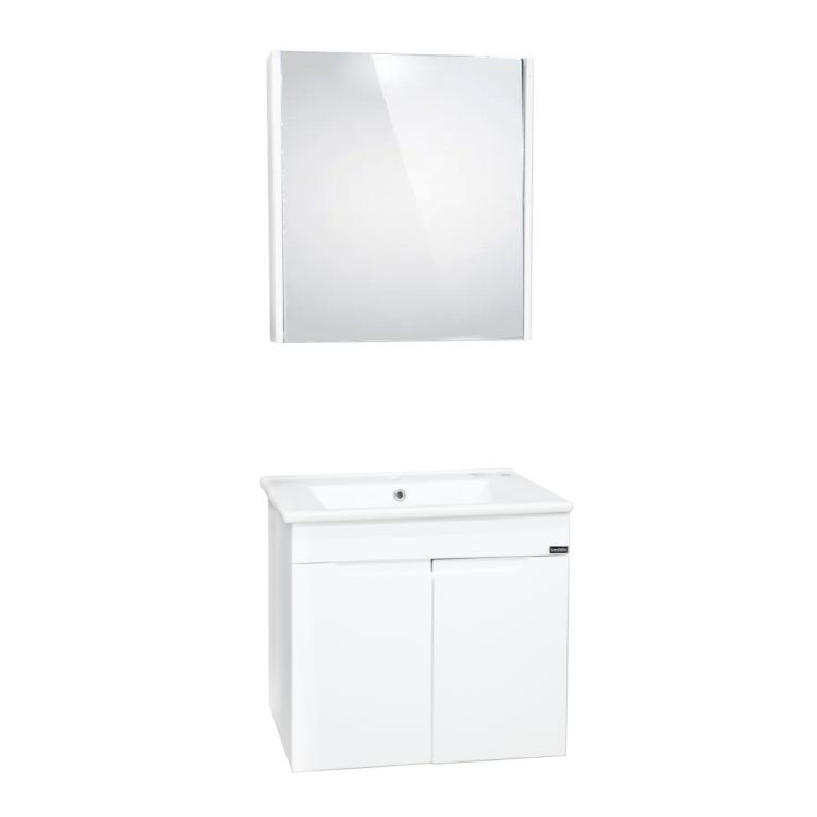 აბაზანის ავეჯის კომპლექტი BOZTEPE 65 თეთრი სურათი