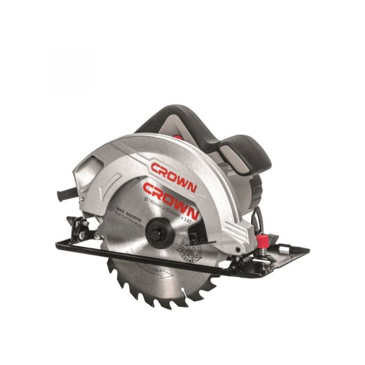ცირკული ხერხი 190mm 1500W CROWN CT15188 სურათი