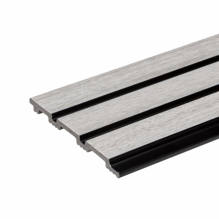 დეკორატიული პანელი პოლისტიროლის 3D RAIL 2800х120х10 მმ Grey Ash სურათი