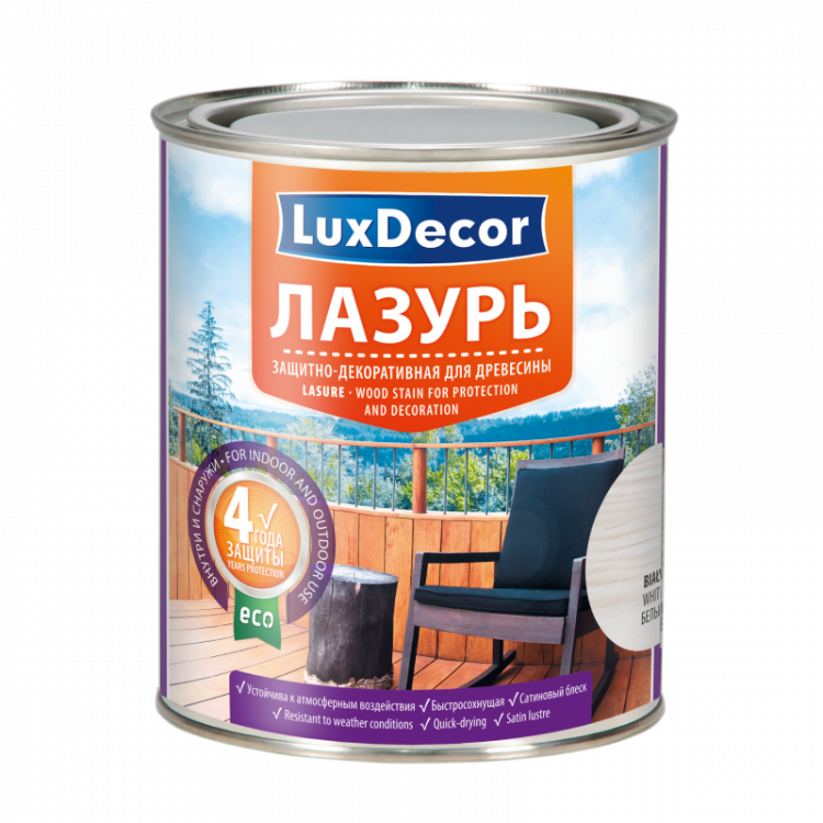 ლაზური ლუქს დეკორი 0.75 ლ ოქროს მუხა სურათი