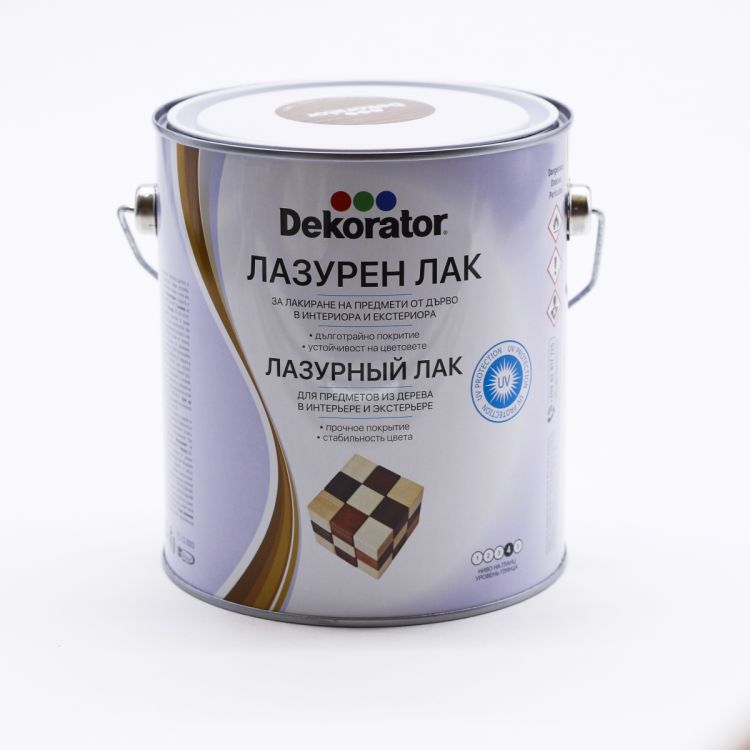 დეკორატიული ხის ლაქი პალისანდრი 2.5 ლ სურათი