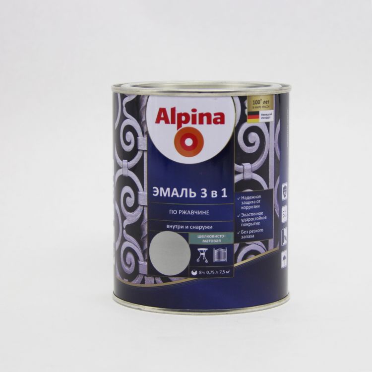 საღებავი ანტიკოროზიული AX BY AP DaR 3in1 RAL 9023 SM 0,75 LT სურათი