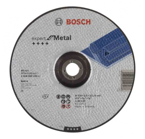 ლითონის საჭრელი დისკი Bosch 230x2.5x22.2მმ სურათი