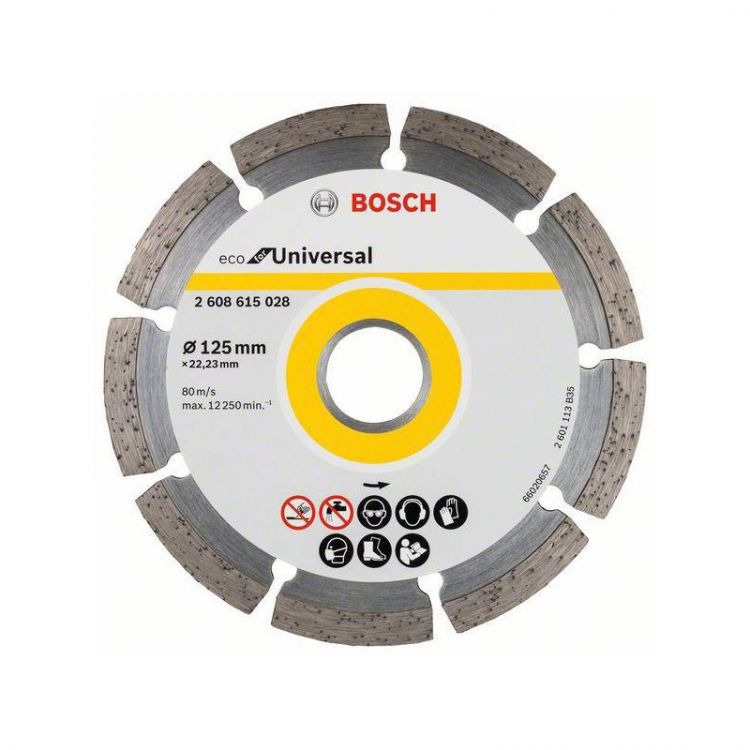 ალმასის საჭრელი დისკი Bosch ECO Universal 125x22.23მმ სურათი