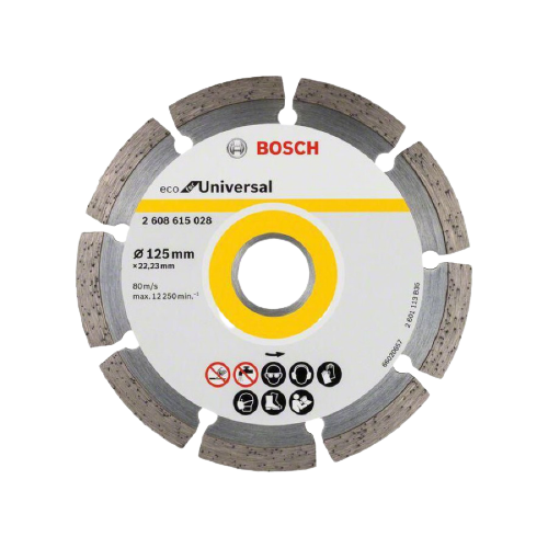 ალმასის საჭრელი დისკი ბეტონის Bosch ECO Universal 115x22.23მმ სურათი