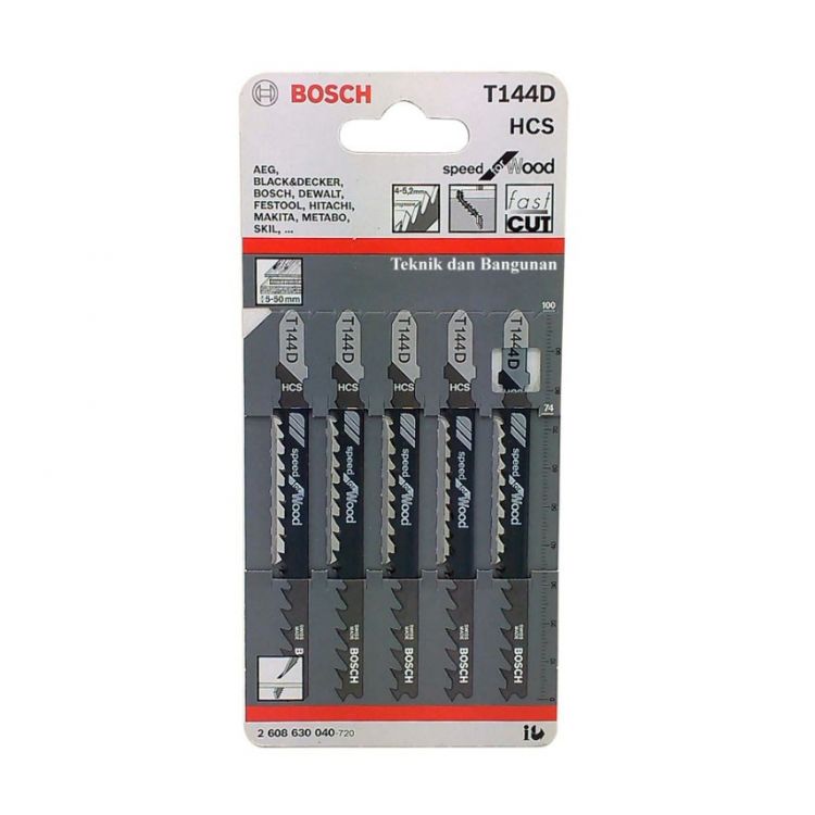 ბეწვახერხის პირი ხისთვის Bosch T144D 2ც სურათი