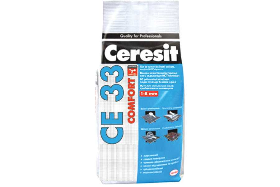ფუგა  ceresit CE-33 1კგ (გრაფიტი) სურათი