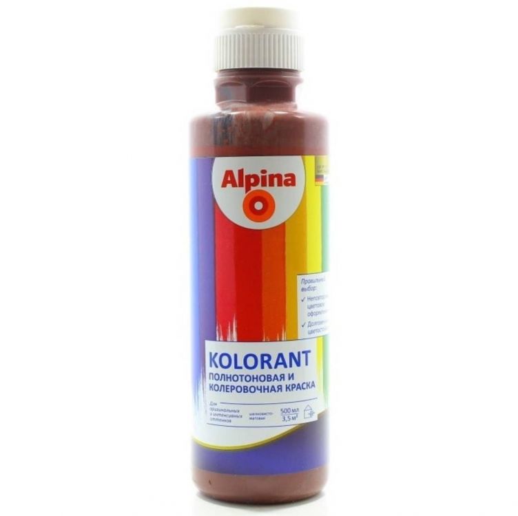 პიგმენტი EXL AP Kolorant Dunkelbraun RU_UA 500 ML სურათი