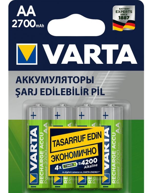 ელემენტი 4 AA 2700 mAh - CYRILLIC 05706 301 404/4008496528547 სურათი