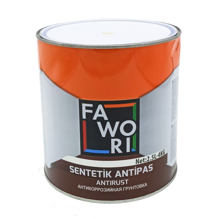 თეთრი ანტიკოროზიული საღებავი 2.5ლ FAW.SYN. ANTIPASS KIRLY BEYAZ სურათი