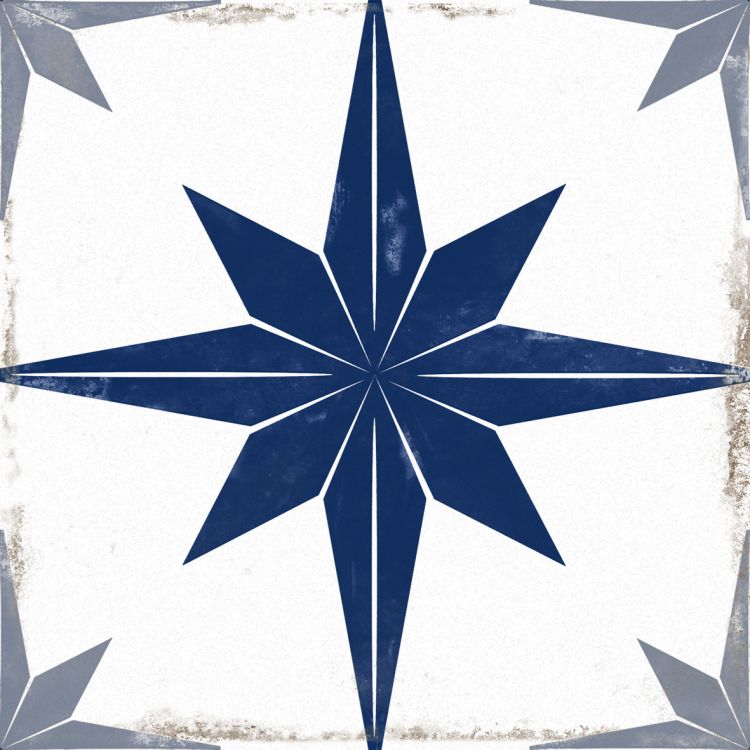 კერამო გრანიტი ATLAS BLUE 20X20 10MM სურათი