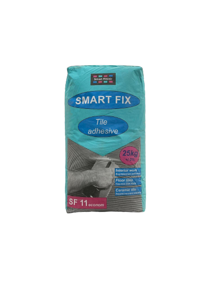 წებო ცემენტი SMART FIX SF 11 ცისფერი 25კგ სურათი