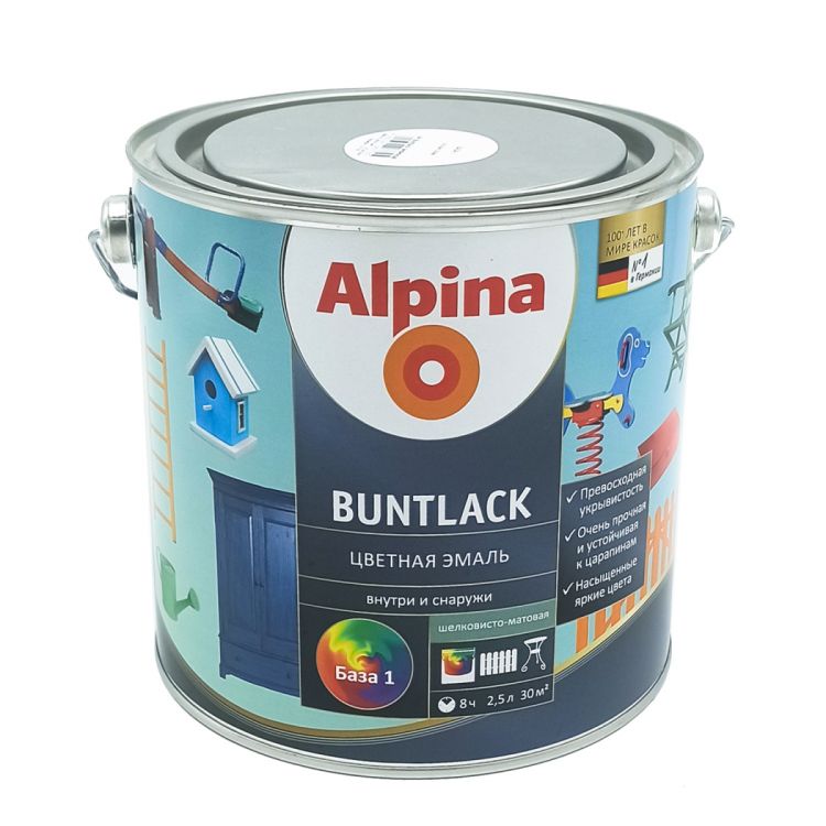 ბაზა EXL AP Buntlack SM Weiss B1 RU 2,38 LT სურათი