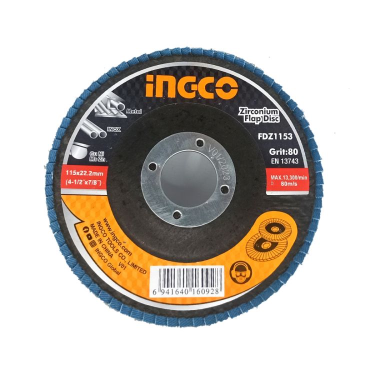 სახეხი დისკი ცირკონის 115mm*22mm, P80 (FDZ1153) სურათი