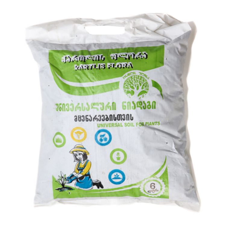უნივერსალური ნიადაგი მცენარეებისთვის 6ლ სურათი