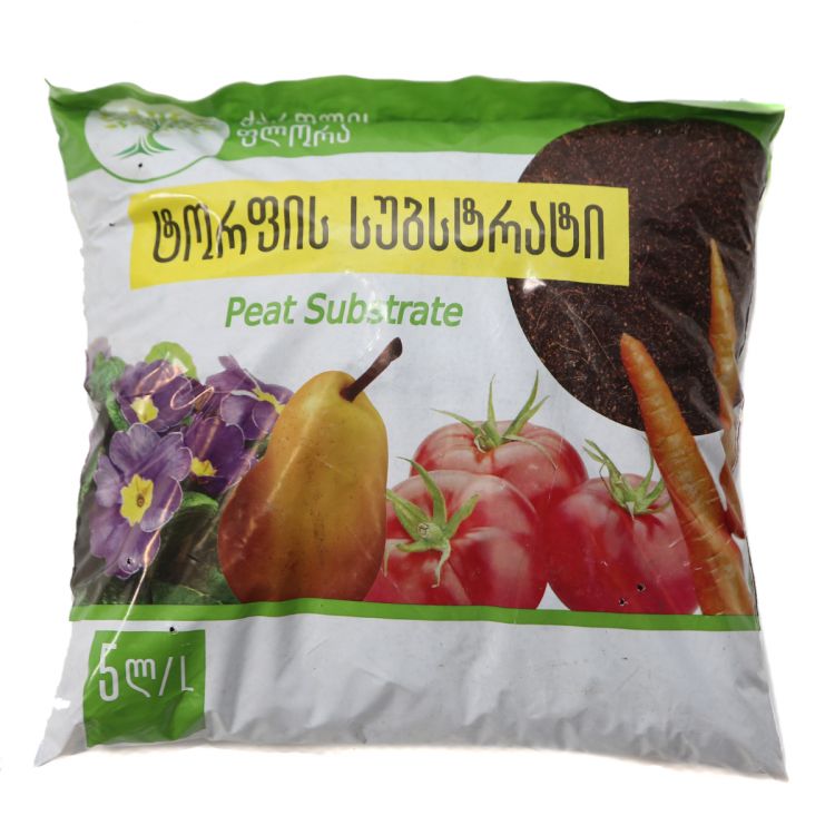 დაფასოებული ტორფი 5ლ სურათი