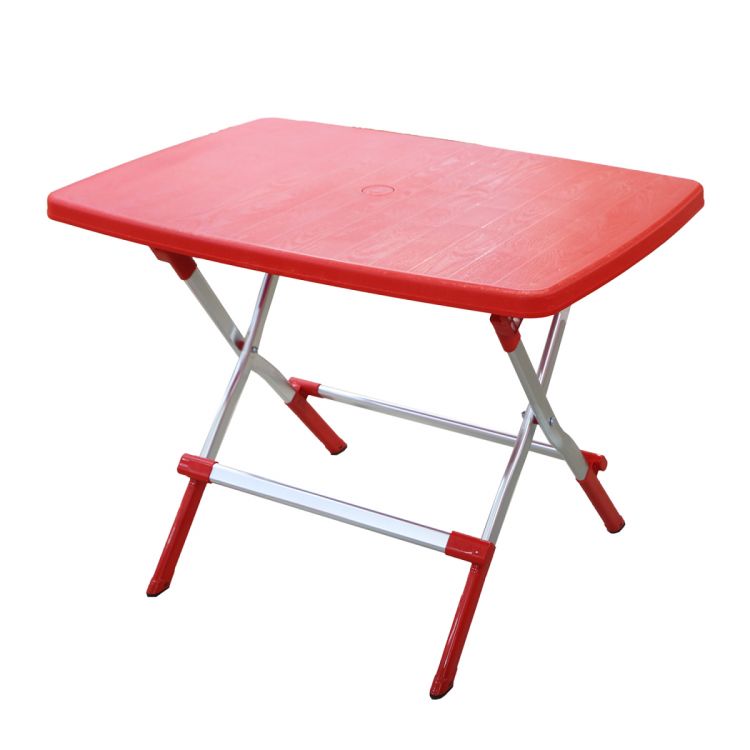 პლასტმასის მაგიდა HOLIDAY 70*100 ჰდ-325კ წითელი დასაკეცი სურათი