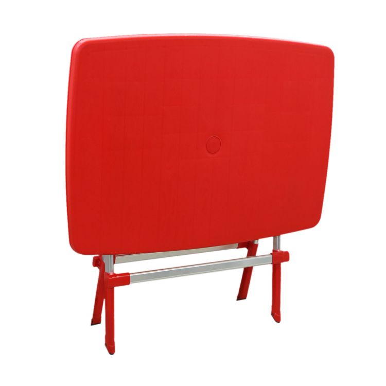 პლასტმასის მაგიდა HOLIDAY 70*100 ჰდ-325კ წითელი დასაკეცი სურათი