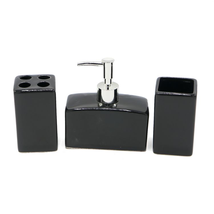 აბაზანის აქსესუარების ნაკრები კერამიკის 3 ც MH-12945 სურათი