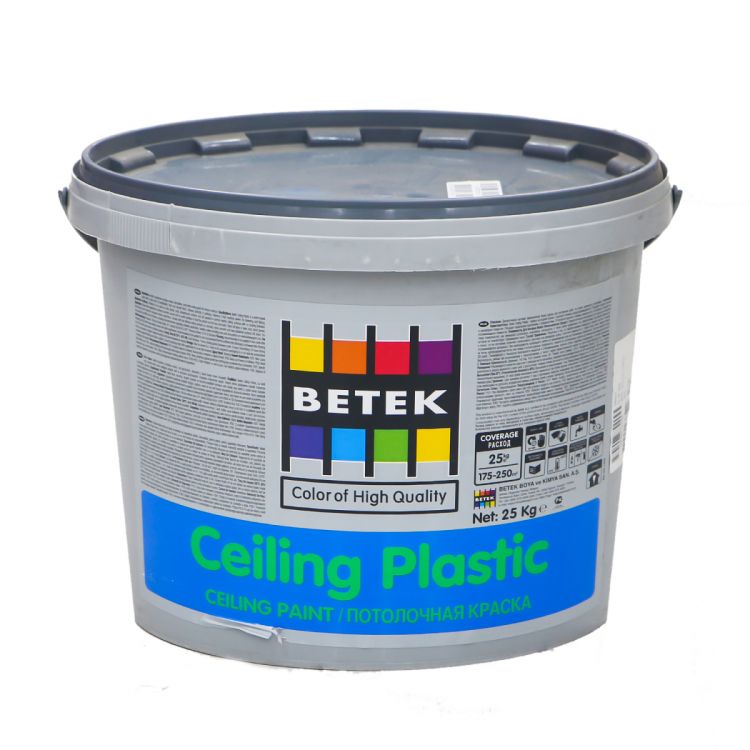 საღებავი ჭერის Betek Ceiling Plastik 25კგ სურათი